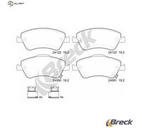 BRAKE PAD SET DISC BRAKE 24122 00 701 10 FOR TOYOTA COROLLA/QUEST/ALTIS AURIS