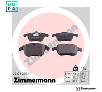 ZIMMERMANN 24123.200.1 Brake pad set