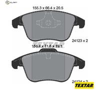 BRAKE PAD SET DISC BRAKE 2412301 FOR FORD AUSTRALIA VOLVO ASIA LAND ROVER