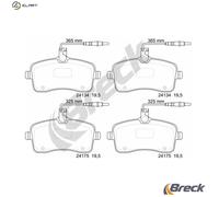 2x ✅Fits BRECK 24134 00 701 10 Brake Pad Set, disc brake 24134 00 70 ⭐UK Seller⭐