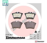ZIMMERMANN 24135.180.1 Brake pad set