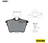 Textar 2413501 Brake Pad Set