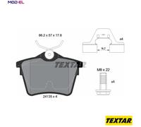 Textar 2413501 Brake Pad Set