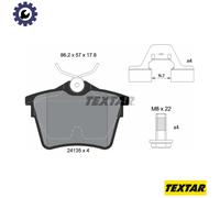 Textar 2413501 Brake Pad Set