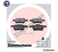 Brake pads 24137.168.1 ZIMMERMANN for FORD JAGUAR CITROËN MAZDA VOLVO RENAULT