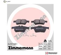 Brake pads 24137.168.1 ZIMMERMANN for FORD JAGUAR CITROËN MAZDA VOLVO RENAULT