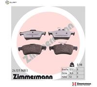 ZIMMERMANN 24137.968.1 Brake pad set