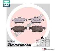ZIMMERMANN 24137.968.1 Brake pad set