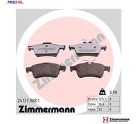ZIMMERMANN 24137.968.1 Brake pad set
