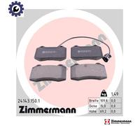 ZIMMERMANN 24143.150.1 Brake pad set