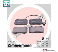 ZIMMERMANN 24143.150.1 Brake pad set