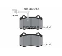 BRAKE PAD SET, DISC BRAKE 2414301