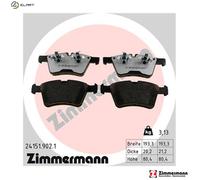 Brake pads 24151.902.1 ZIMMERMANN for MERCEDES-BENZ GL-CLASS R-CLASS M-CLASS
