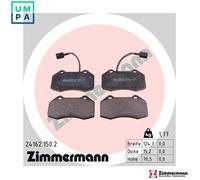 ZIMMERMANN 24162.150.2 Brake pad set