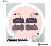 ZIMMERMANN 24162.150.2 Brake pad set