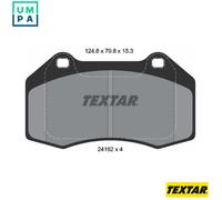 Genuine OE Textar Brake Pads Full Set Of 4 Front 2416201