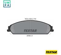 Brake Pads Set Front 2416401 Genuine OE Textar 05142559AA 68209532AA K05142558AB