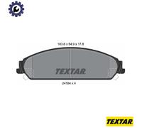 Brake Pads Set Front 2416401 Genuine OE Textar 05142559AA 68209532AA K05142558AB