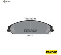 Brake Pads Set Front 2416401 Genuine OE Textar 05142559AA 68209532AA K05142558AB