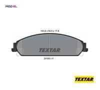 Brake Pads Set Front 2416401 Genuine OE Textar 05142559AA 68209532AA K05142558AB