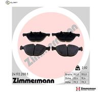 ZIMMERMANN 24172.200.1 Brake pad set