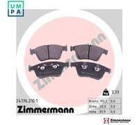 ZIMMERMANN 24176.210.1 Brake pad set