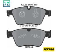 Brake Pads Set Front Textar 2417601 0004206204 1644200920 1644202320 A0004206204