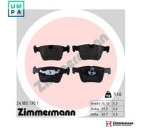 Brake pads 24180.170.1 ZIMMERMANN for MERCEDES-BENZ S-CLASS S-CLASS Coupe