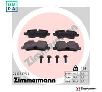 ZIMMERMANN 24192.175.1 Brake pad set