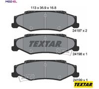 BRAKE PAD SET DISC BRAKE 2419701 FOR CADILLAC CHEVROLET LC3 4.4L LH2 4.6L 8cyl
