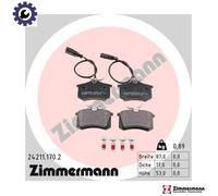 BRAKE PAD SET DISC BRAKE 24211.170.2 FOR AUDI ASJ/AZR 2.7L 6cyl A4