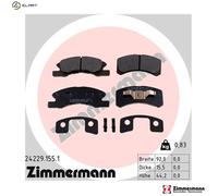 ZIMMERMANN 24229.155.1 Brake pad set