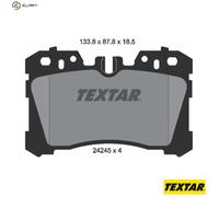 Textar Brake Pad Set 2424501 – for Lexus / Toyota – Front