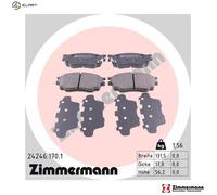 ZIMMERMANN 24246.170.1 Brake pad set