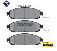 BRAKE PAD SET DISC BRAKE 2425001 FOR JEEP GRAND/CHEROKEE/III/SUV COMMANDER 3.7L
