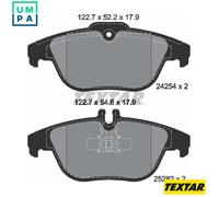 TEXTAR 2425401 Brake Pads Set Rear for Mercedes GLK C E