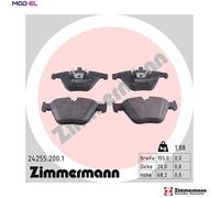 ZIMMERMANN 24255.200.1 Brake pad set