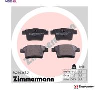 ZIMMERMANN 24260.165.2 Brake pad set