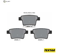 TEXTAR 2426001 Brake pad set