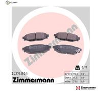 ZIMMERMANN Brake Pad Set 24271.150.1 for Subaru & Toyota (XV, BRZ, Outback, Forester)