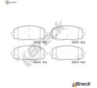 Fits BRECK 24275 00 702 10 Brake Pad Set, disc brake 24275 00 702 10 ⭐UK Stock⭐