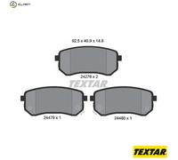 BRAKE PAD SET DISC BRAKE 2427601 FOR HYUNDAI KIA PICANTO/Hatchback/Van/EKO 1.1L