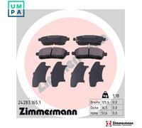 ZIMMERMANN 24283.165.1 Brake pad set