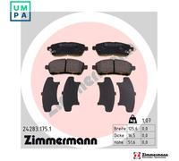 BRAKE PAD SET DISC BRAKE 24283.175.1 FOR SUZUKI SWIFT/MK/V/IV/III MAZDA 1.2L