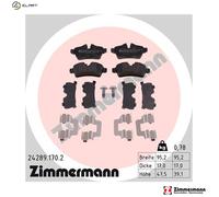 ZIMMERMANN 24289.170.2 Brake pad set