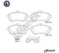 BRAKE PAD SET DISC BRAKE 24306 00 701 00 FOR MERCEDES-BENZ M271.820/860 1.8L