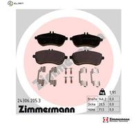 ZIMMERMANN 24306.205.3 Brake pad set