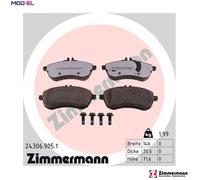 ZIMMERMANN 24306.905.1 Brake pad set