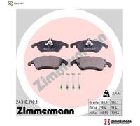 ZIMMERMANN 24310.190.1 Brake pad set