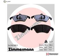 ZIMMERMANN 24310.990.1 Brake pad set